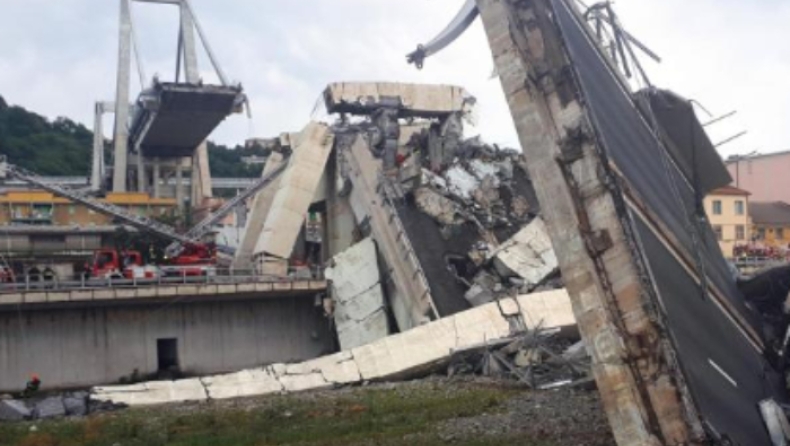 Έρευνα σε βάρος 20 προσώπων για την κατάρρευση της γέφυρας στη Γένοβα (vid)