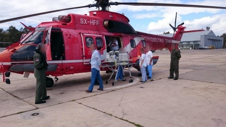 «Φως» στα αίτια της τραγωδίας στο Μάτι: Η μεταφορά ασθενή κόστισε πολύτιμα καύσιμα από το μοναδικό ελικόπτερο