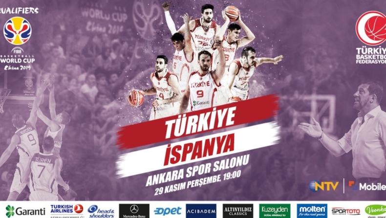 Με 11 παίκτες από την Euroleague η προεπιλογή της Τουρκίας