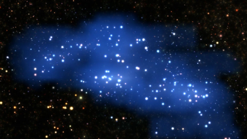 Ανακαλύφθηκε ένα σμήνος γαλαξιών που είναι η μεγαλύτερη γνωστή δομή στο πρώιμο σύμπαν
