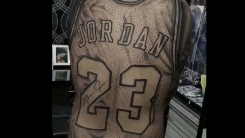 Το τερμάτισαν: Το καλύτερο τατουάζ «Τζόρνταν» που έγινε ποτέ! (vid)