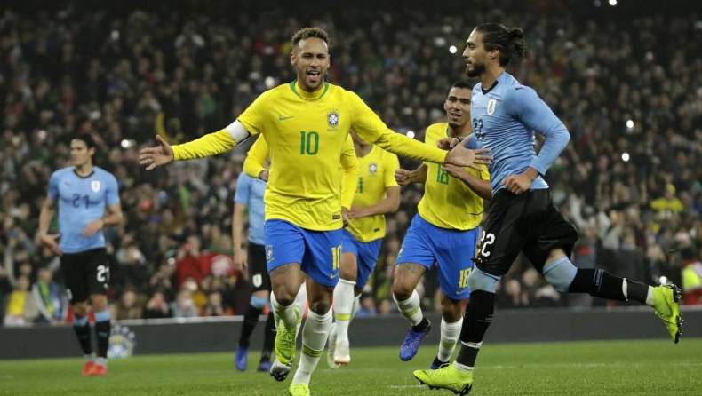 Βραζιλία - Ουρουγουάη 1-0 (vid)