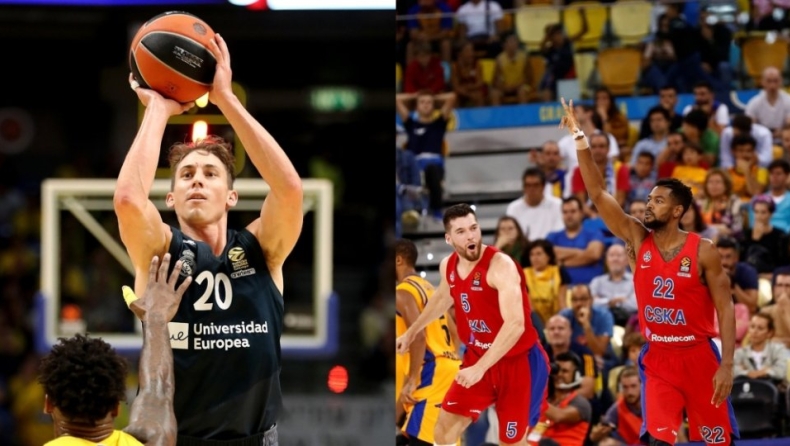 Ρεάλ και ΤΣΣΚΑ διεύρυναν το κορυφαίο ξεκίνημα στην EuroLeague!
