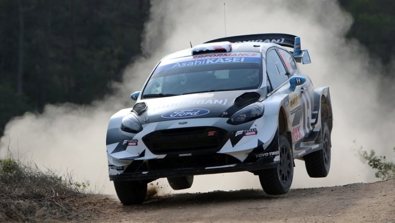 Ο Κεν Μπλοκ πάει «αέρα» το Ford Fiesta του στο WRC (vid)