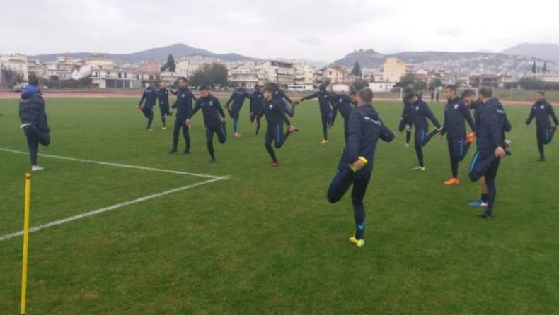 Χωρίς προβλήματα η προπόνηση της Λαμίας