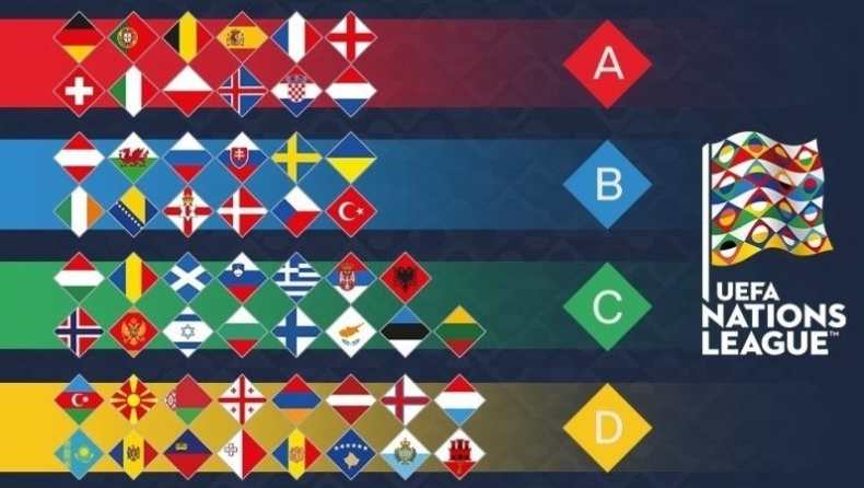 Nations League: Ποιοι πάνε τελικά, ανεβαίνουν ή υποβιβάζονται