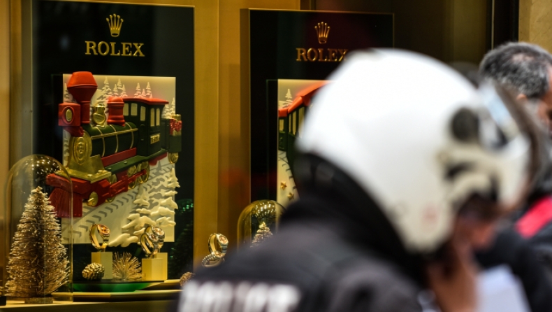 Ένοπλη ληστεία σε κατάστημα με πολυτελή ρολόγια στο κέντρο της Αθήνας