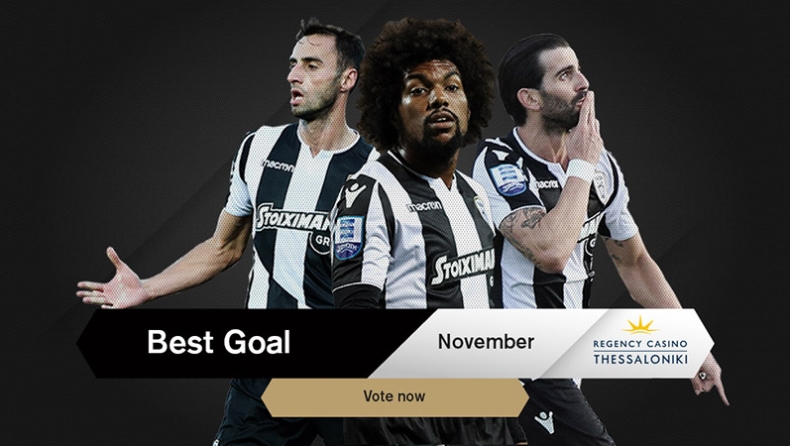 ΠΑΟΚ: Οι υποψήφιοι για το «best goal» Νοεμβρίου (vid)