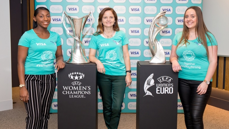 Η VISA υπέγραψε 7ετή συμφωνία με την UEFA ως κύριος χορηγός του Γυναικείου ποδοσφαίρου