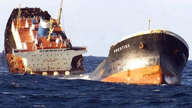 Αποζημίωση... μαμούθ στην Ισπανία για το ναυάγιο του Prestige το 2002