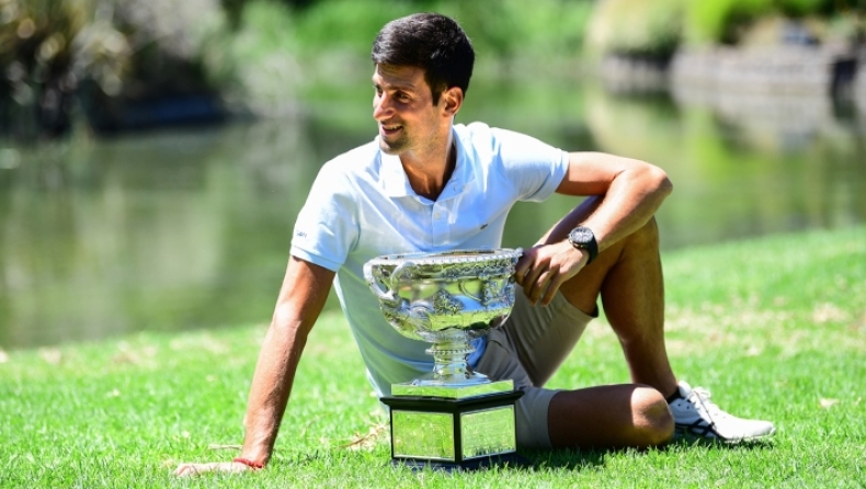 Νόβακ Τζόκοβιτς: Η φωτογράφιση του με το 7ο Australian Open (pics)