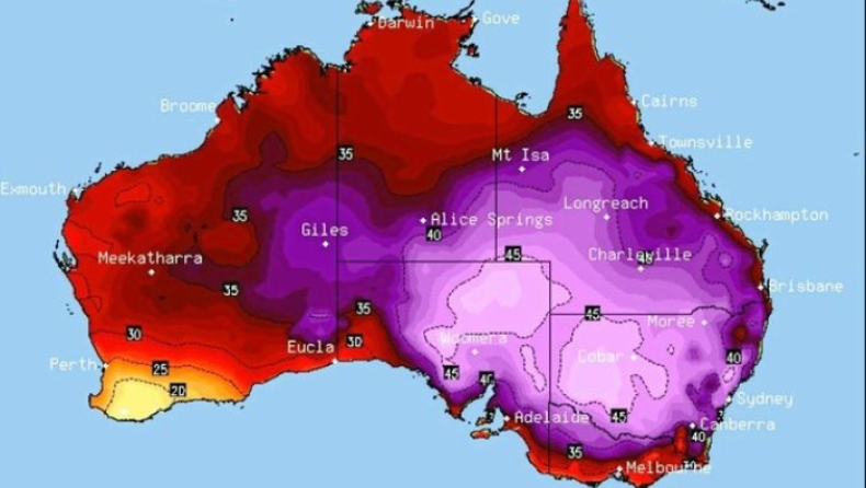 Η Αυστραλία «λιώνει» από τον καύσωνα: Στα ύψη ο υδράργυρος για 10 συνεχόμενες ημέρες (vid)