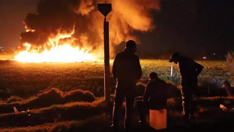 Σκληρές εικόνες: Η στιγμή της φονικής έκρηξης αγωγού καυσίμων στο Μεξικό (vid)