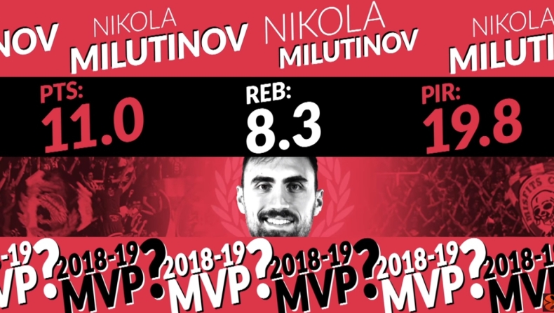 Σε τροχιά «MVP» ο Μιλουτίνοφ σύμφωνα με την Euroleague (vid)