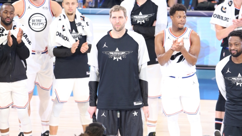 NBA All Star Game 2019: Ο τελευταίος χορός των Νοβίτσκι και Ουέιντ (pic & vid)