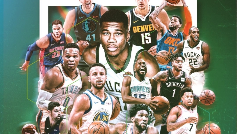 ΝΒΑ All Star Game 2019: Αυτές είναι οι Team Giannis και Team LeBron! (pic & vid)