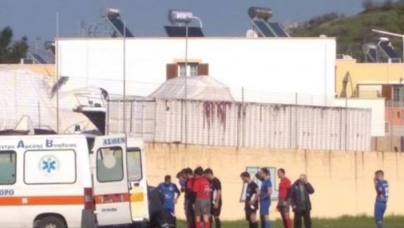 Παίκτης στη Λέρο έχασε τις αισθήσεις του και μεταφέρθηκε με ελικόπτερο στη Ρόδο