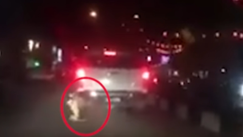 Έδεσε τον σκύλο του σε φορτηγό και τον έσερνε στο δρόμο επειδή έκανε ζημιές (vid)