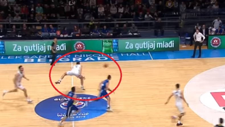 Η τρομερή ασίστ του Μιλοσάβλιεβιτς στην κορυφή του Top-5 της FIBA! (vid)