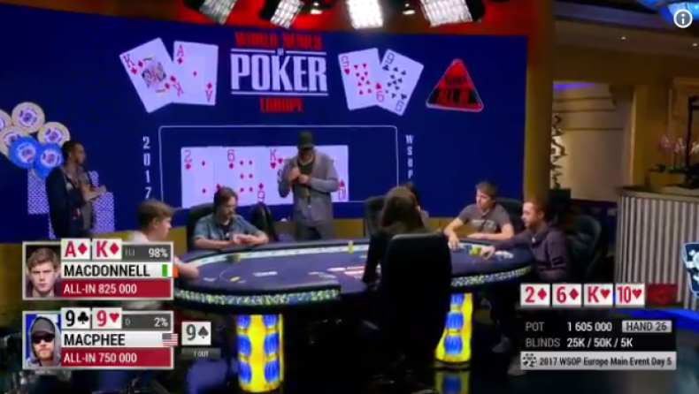 Video με απίστευτη παρτίδα πόκερ: Κέρδισε με μόλις 2% πιθανότητες