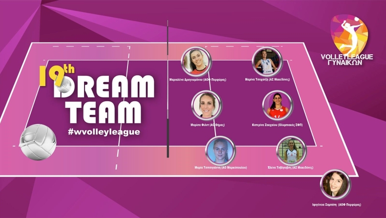 Η κορυφαία επτάδα της 19ης αγωνιστικής στη Volley League γυναικών