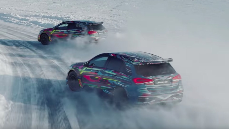 To Drift Mode της Mercedes-AMG A45 σε δράση! (vid)