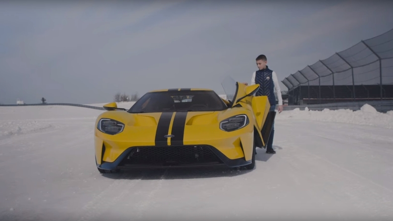 Ένας 14χρονος στο τιμόνι του Ford GT των 656 ίππων! (vid)