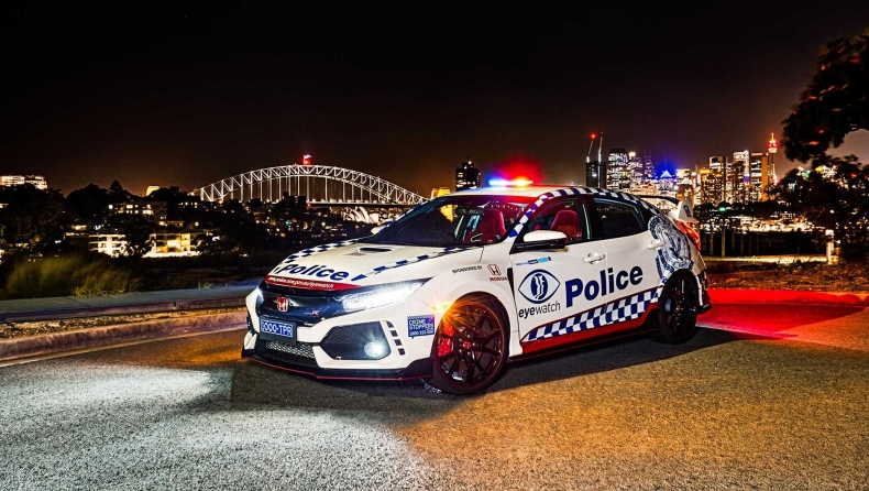 Ένα Honda Civic Type-R 320 ίππων για την αστυνομία της Αυστραλίας (pics)