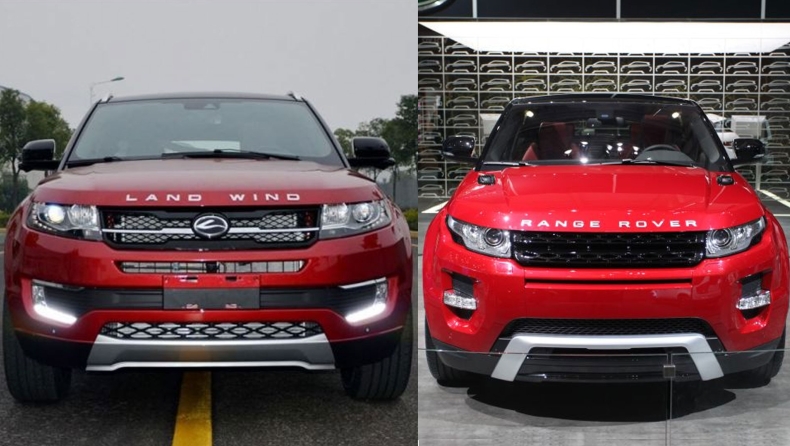 Η Land Rover νικάει την υπόθεση ενάντια στον «κλώνο» του Evoque
