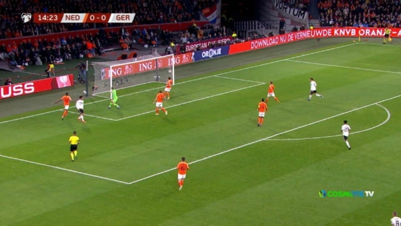 Ολλανδία – Γερμανία: Ο Σανέ το 0-1 (vid)