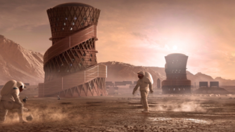 Η NASA αποκάλυψε την πρώτη εκτυπωμένη 3D κατοικία των ανθρώπων στον Άρη (pics)