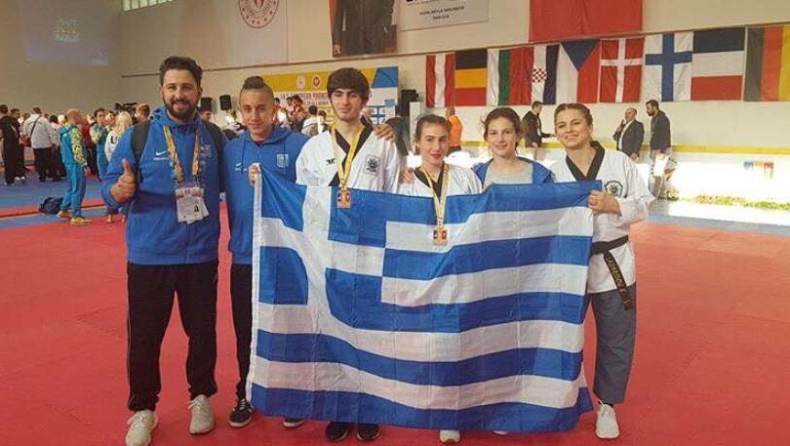 Χάλκινο μετάλλιο για Ξυλά και Κολοβό στο Ευρωπαϊκό Πρωτάθλημα Poomsae (pics)