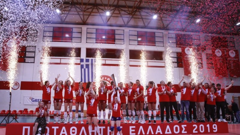 Ολυμπιακός-Πανναξιακός 3-0: Πρωτάθλημα και 7ο σερί νταμπλ για τον Θρύλο!