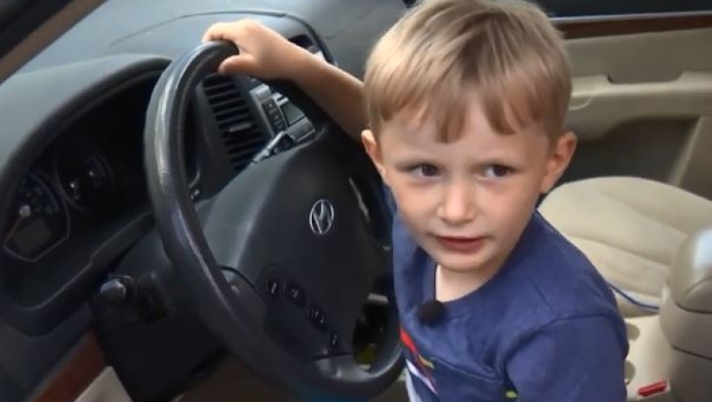 Ένας 4χρονος πήρε κρυφά το αυτοκίνητο του παππού του και πήγε να πάρει σοκολάτες (vid)