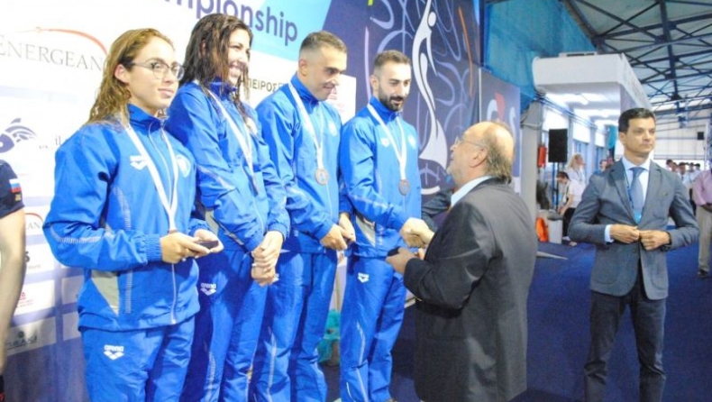 Χάλκινο μετάλλιο για την Ελλάδα στο Ευρωπαϊκό τεχνικής κολύμβησης των Ιωαννίνων