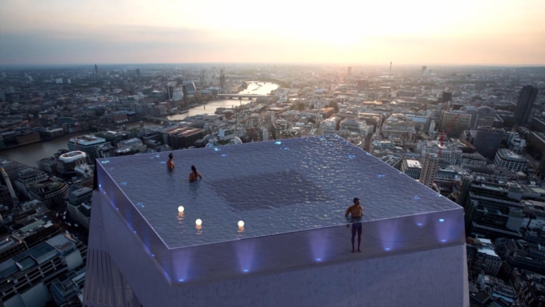 Το Λονδίνο ετοιμάζεται για την πρώτη πισίνα με θέα 360 μοιρών! (vid)