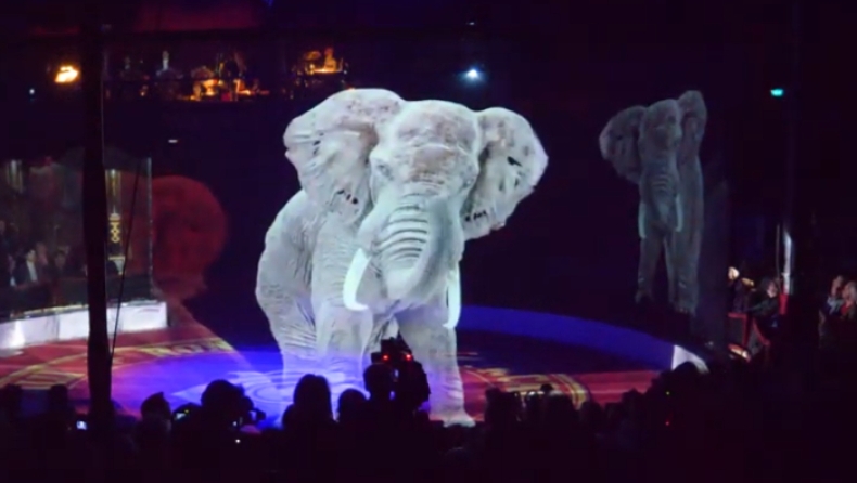 Τσίρκο χρησιμοποιεί μόνο ψηφιακά ολογράμματα ζώων για να μην τα βασανίζει (pic & vids)