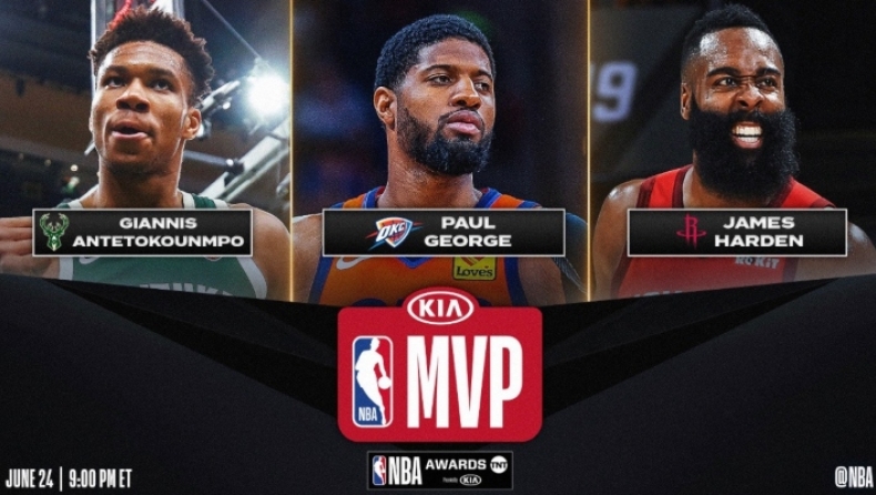 Ο Αντετοκούνμπο και οι υποψήφιοι για όλα τα βραβεία της σεζόν του NBA (vids)
