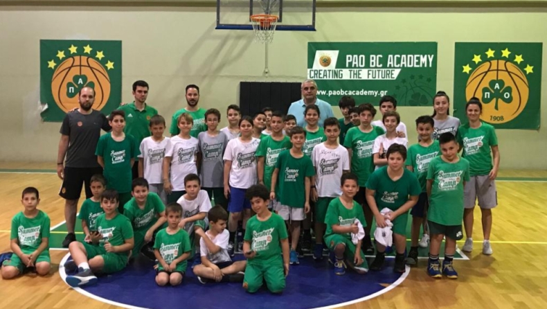 Ο Πεδουλάκης έριξε την αυλαία του summer camp της PAO BC Academy