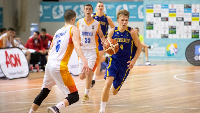 Ασύλληπτο σκορ στο Eurobasket U20 Β' Κατηγορίας: Αρμενία - Σουηδία 26-149!