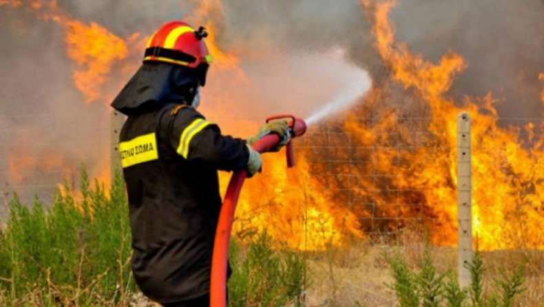 Υπό έλεγχο η πυρκαγιά στην Μάνδρα