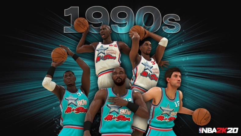 Οι All Star ομάδες του NBA 2Κ20 των τελευταίων δεκαετιών (pic)