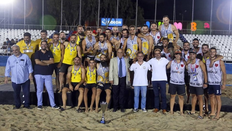 Beach handball: Πρωταθλητές Ελλάδας Κύκλωπες και Σπάρτακος