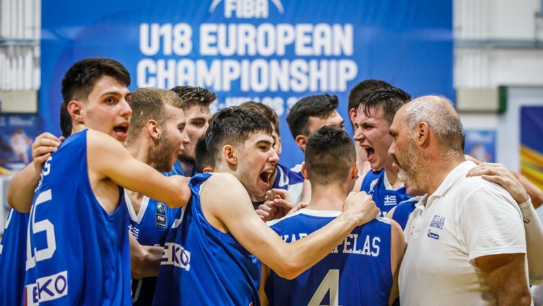 Η Εθνική ομάδα U18 «τρύπησε» το ταβάνι της με την 4η θέση στο Eurobasket! (pics)
