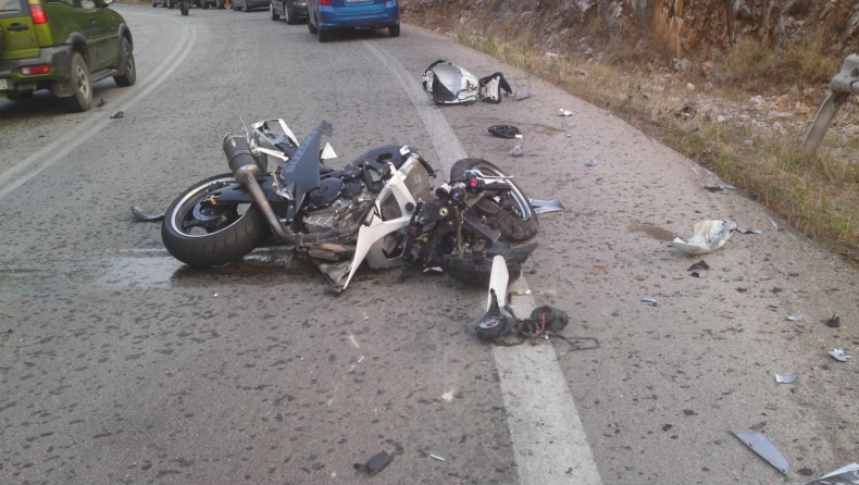 Πρώτη στην Ευρώπη η Ελλάδα στα τροχαία δυστυχήματα με μοτοσικλέτα