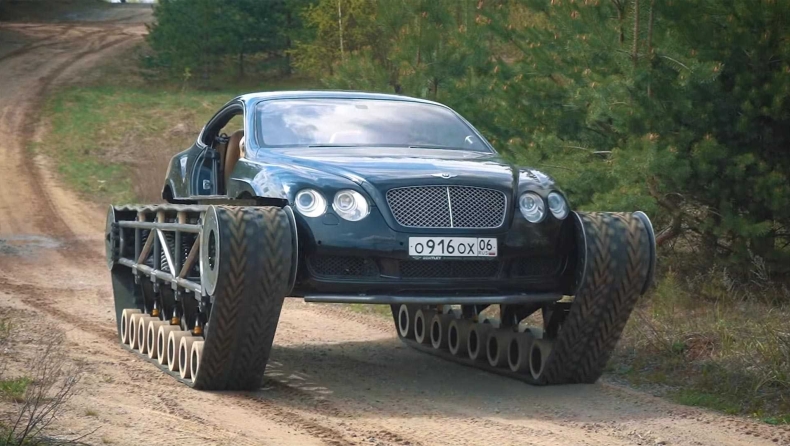 Το γρηγορότερο τανκ είναι μια Bentley σε ερπύστριες! (vid) 