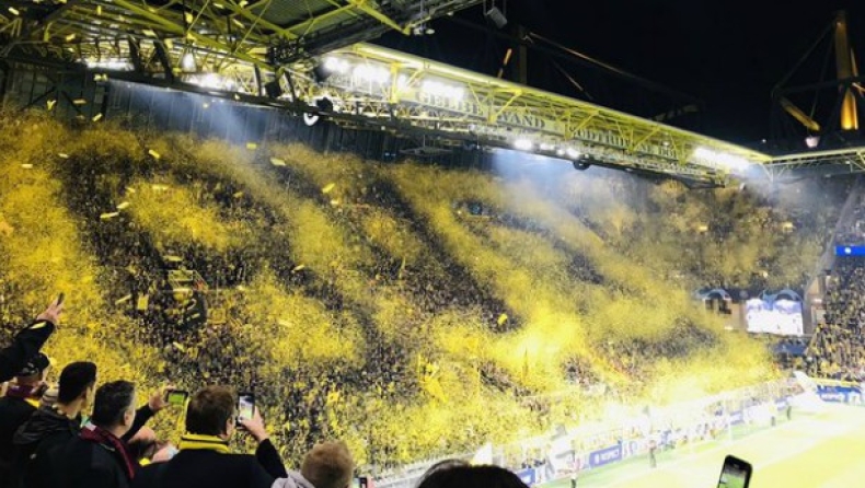 Champions League – Ντόρτμουντ: Το υπέροχο Yellow Wall με την Μπαρτσελόνα (vid)