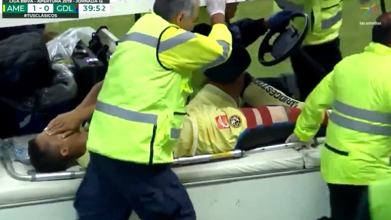 Τζιοβάνι Ντος Σάντος: Σοκαριστικός τραυματισμός, έφυγε με ασθενοφόρο (pic & vids)