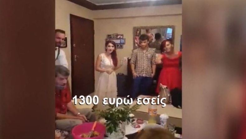 Video μέσα από το σπίτι στην Λαμία που η 50χρονη έκλεψε τα φακελάκια από τους νεόνυμφους (vid)