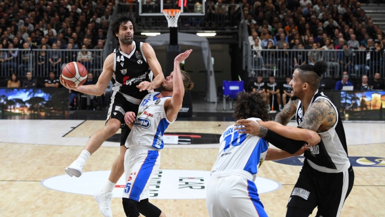 Βίρτους - Τρεβίζο 84-79: Συνεχίζει αήττητη η παρέα του Μίλος (vid)